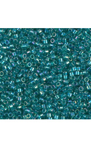 Miyuki delica Beads 11/0 - Transparent caribbean teal ab DB-1248